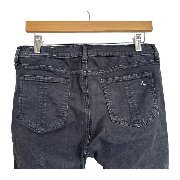 Rag and Bone Jean Legging Distressed Charcoal Skinny Jean Size 30 - Picture 11 of 13